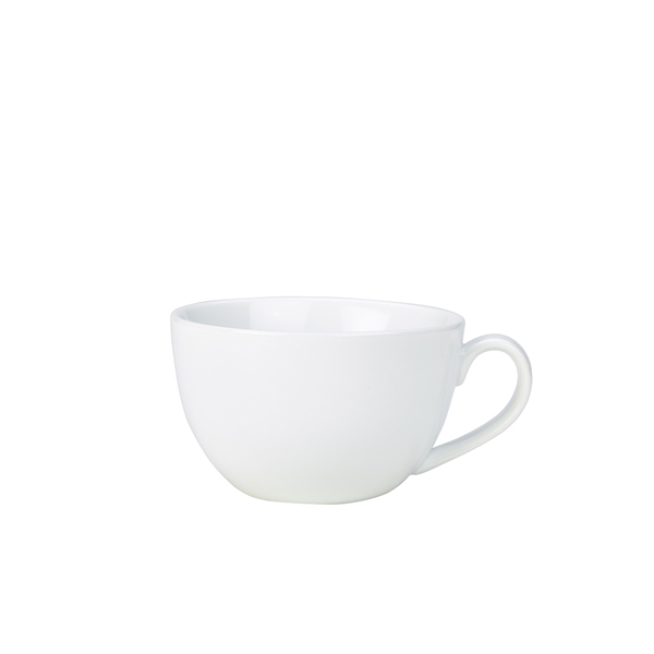 Genware Porcelain Bowl Shaped Cup 29cl/ 10.25oz (Pack of 6)