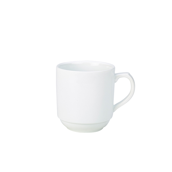Genware Porcelain Stacking Mug 30cl/ 10oz (Pack of 6)