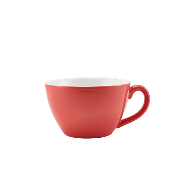GenWare Porcelain Coral Bowl Shaped Cup 34cl/ 12oz (Pack of 6)