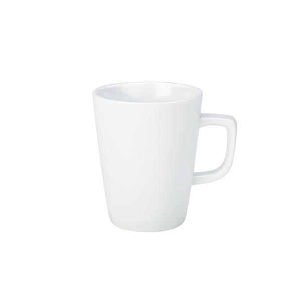 [BC-N322135] Genware Porcelain Latte Mug 34cl/ 12oz (Pack of 6)