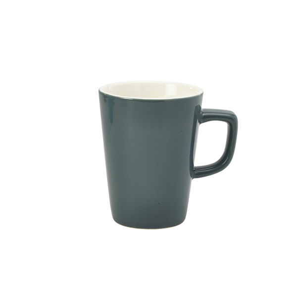 Genware Porcelain Grey Latte Mug 34cl/ 12oz (Pack of 6)