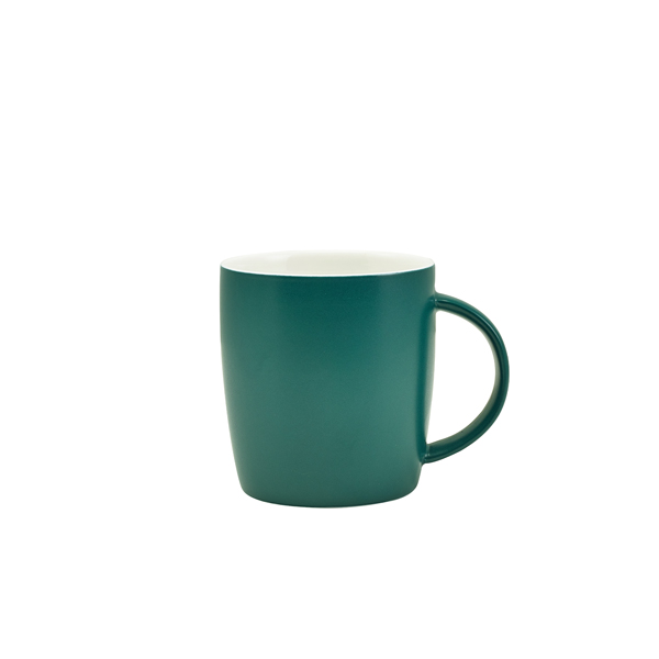 [BC-N322139MT] GenWare Porcelain Matt Teal Cosy Mug 35cl/ 12.3oz (Pack of 6)