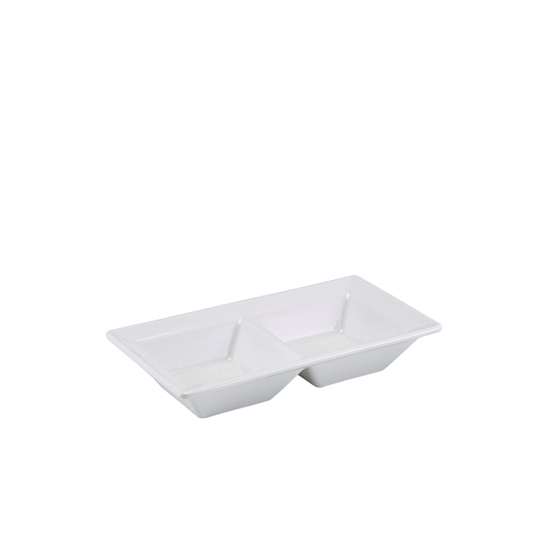 [BC-N353815] GenWare Porcelain Double Dish 15 x 8cm/ 6 x 3" (Pack of 6)