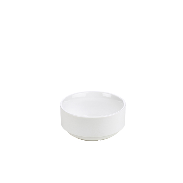 Genware Porcelain Unhandled Soup Bowl 25cl/ 8.75oz (Pack of 6)