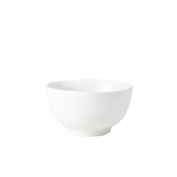 Genware Porcelain Chip/ Salad/ Soup Bowl 14cm/ 5.5" (Pack of 6)