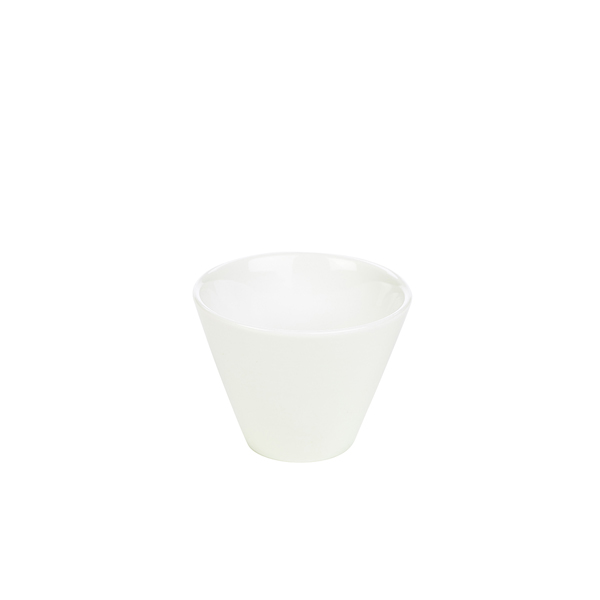 [BC-N369011] Genware Porcelain Conical Bowl 10.5cm/ 4" (Pack of 6)