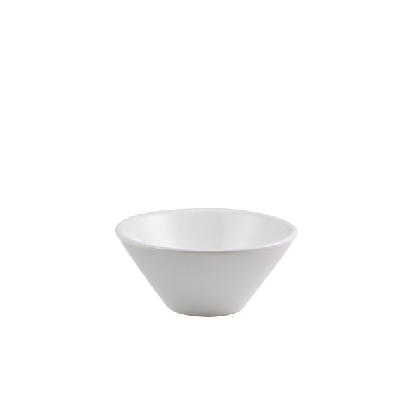 Genware Porcelain Low Conical Bowl 13.5cm/ 5.25" (Pack of 6)