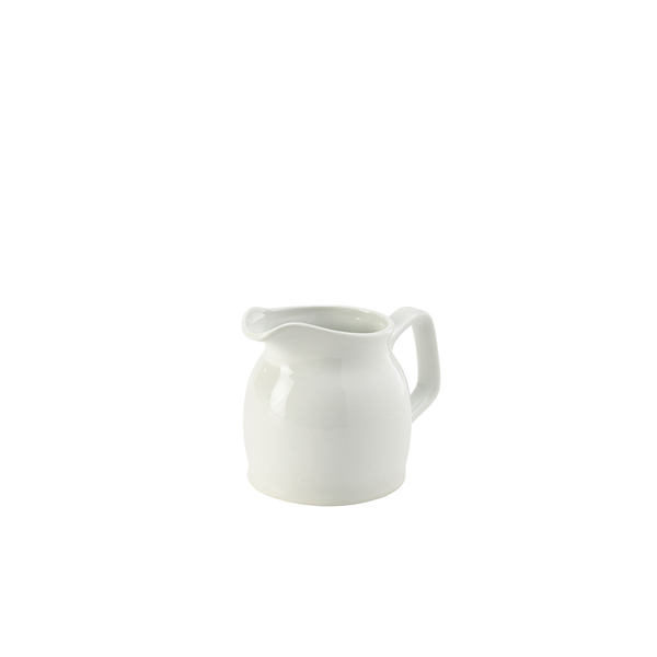 [BC-N372128] Genware Porcelain Jug 28cl/ 10oz (Pack of 6)