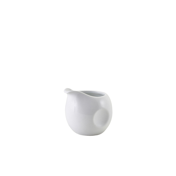 [BC-N373107] GenWare Porcelain Pinched Milk Jug 8cl/ 2.8oz (Pack of 12)