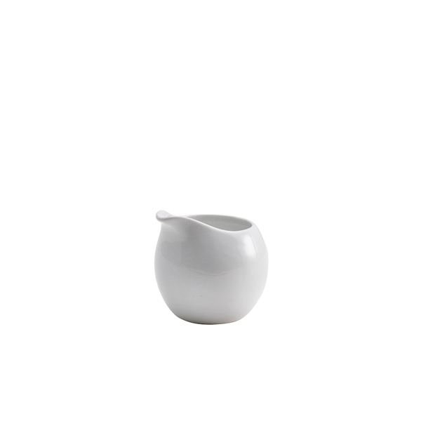 [BC-N373108] Genware Porcelain Milk Jug 8.5cl/ 3oz (Pack of 12)