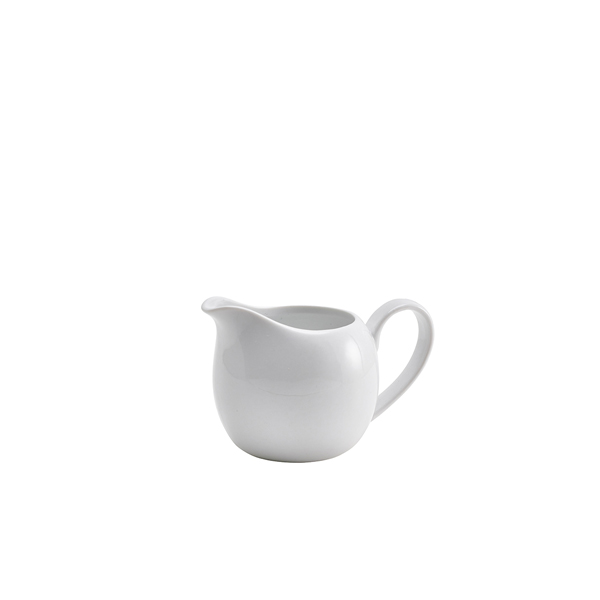 [BC-N373114] Genware Porcelain Milk Jug 14cl/ 5oz (Pack of 6)