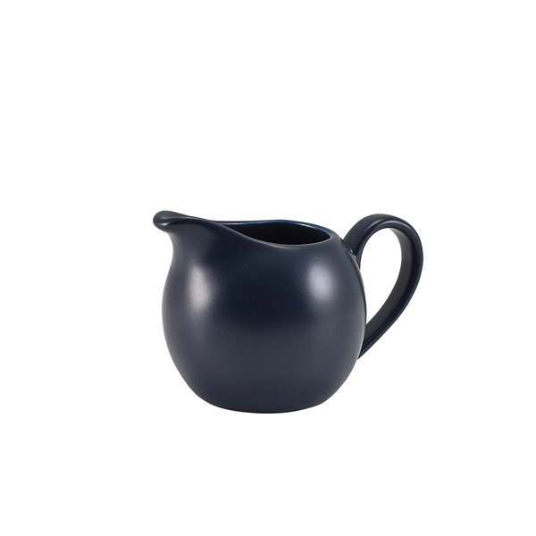 GenWare Porcelain Matt Blue Jug 14cl/ 5oz (Pack of 6)