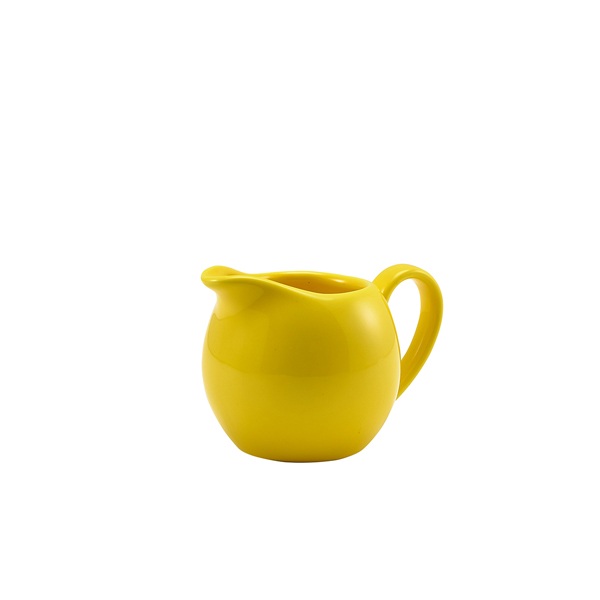 [BC-N373114Y] Genware Porcelain Yellow Jug 14cl/ 5oz (Pack of 6)