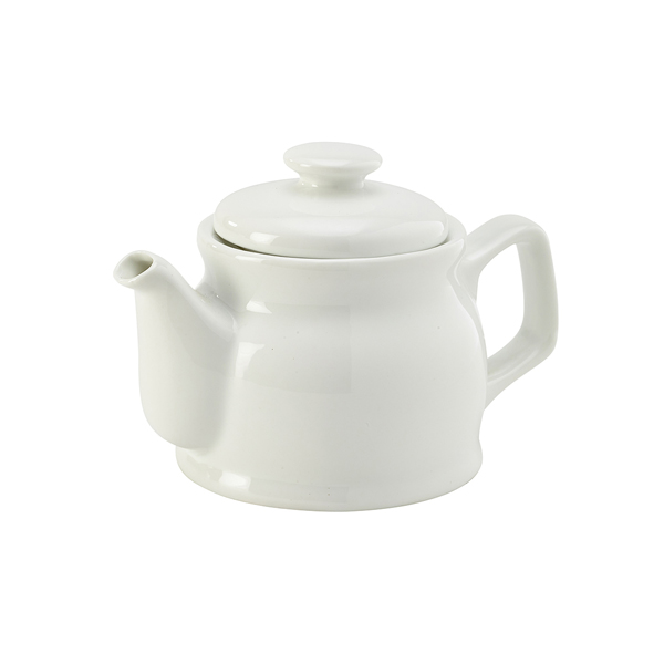 Genware Porcelain Teapot 45cl/ 15.75oz (Pack of 6)