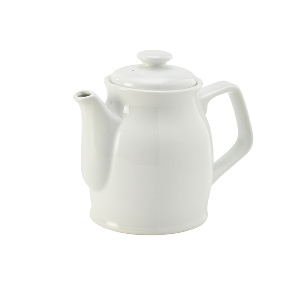 [BC-N392185] Genware Porcelain Teapot 85cl/ 30oz (Pack of 6)