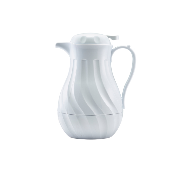 [BC-N4022-64] Insulated Beverage Server White 64oz 2Ltr
