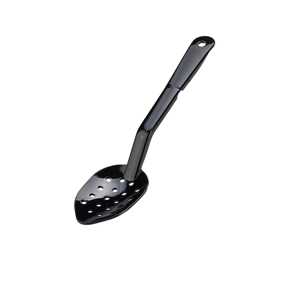 [BC-N4411-03] Perforated Spoon 11" Black PC