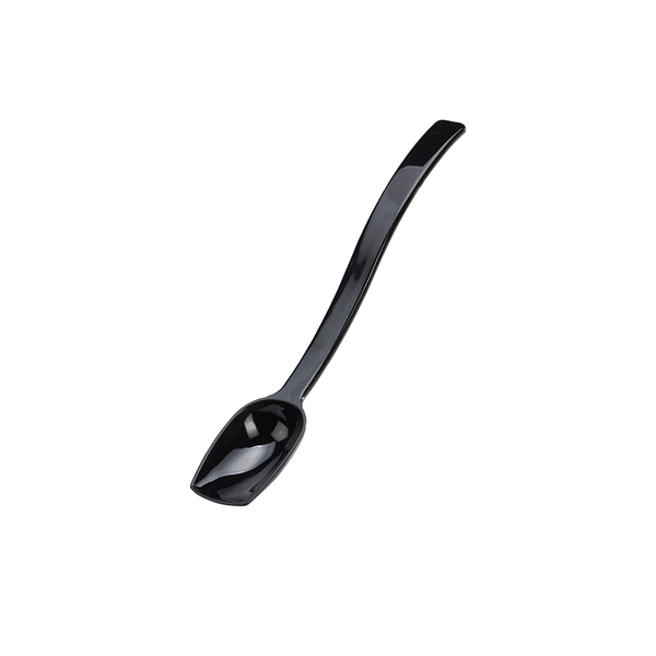 [BC-N4460-03] Salad Spoon Solid 1/2oz Black 8" Long
