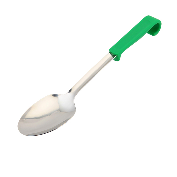 [BC-N577-04G] Genware Plastic Handle Spoon Plain Green