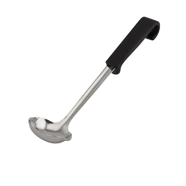 [BC-N577-07] Genware Plastic Handle Sauce Ladle Black