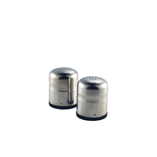 [BC-N6068] GenWare Mini Stainless Steel Salt And Pepper Set (Pack of 12)