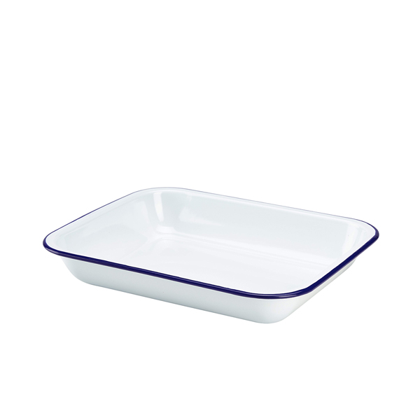Enamel Baking Tray 31 x 25 x 5cm (Pack of 6)