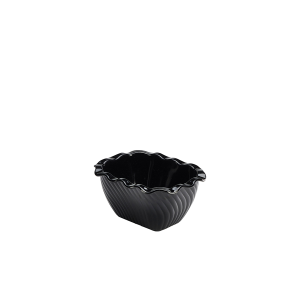 [BC-N6968-03] Crock 2.5Lb (1.1Kg) Tulip Black 158X127X89mm