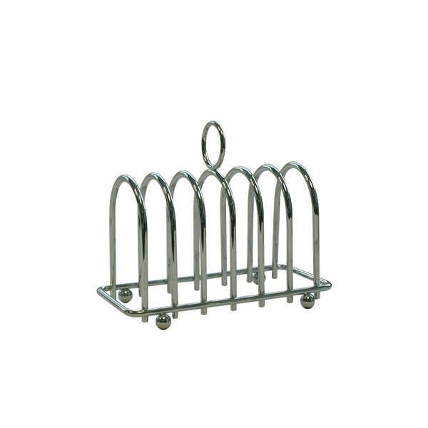 [BC-N701614] Chrome Horseshoe 6 Slice Toast Rack