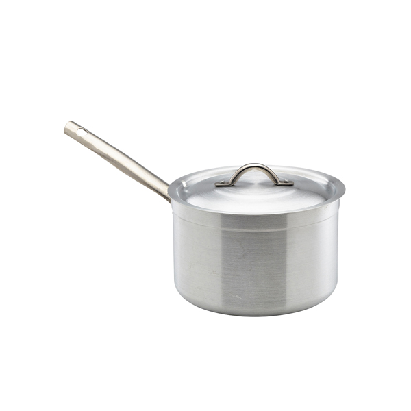 Aluminium Saucepan With Lid 5.5Litre