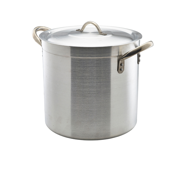 Aluminium Deep Stockpot With Lid 21Litre