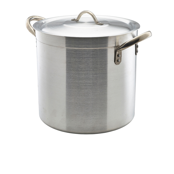 [BC-N709-36] Aluminium Deep Stockpot With Lid 32Litre