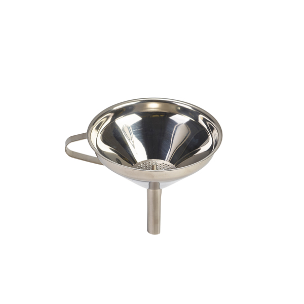 S/St. 5"Funnel With Removable Strainer