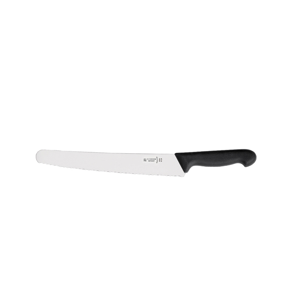 [BC-N8265-W-25] Giesser Curved Pastry Knife 9 3/4" Serr.