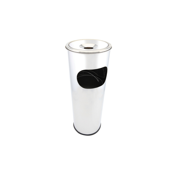 [BC-NAT-BIN] Genware St/St Floor Standing Ashtray/ Bin