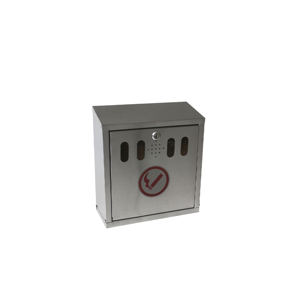 [BC-NAT-WM] Genware S/St. Wall-Mounted Outdoor Ashtray