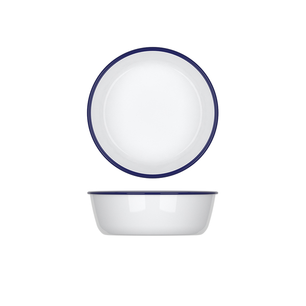 Enamel Melamine Athens Bowl 22.5 x 7.5cm (Pack of 6)