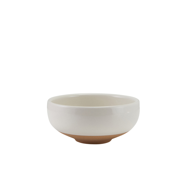GenWare Kava White Stoneware Belly Bowl 11.5cm (Pack of 6)