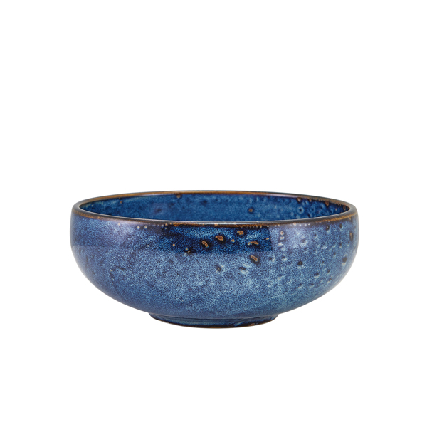 [BC-NBB-PBL17] Terra Porcelain Aqua Blue Belly Bowl 17cm (Pack of 6)