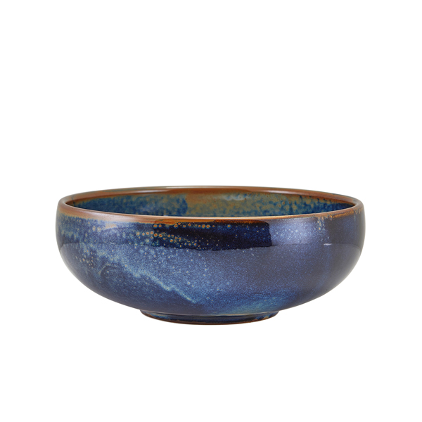 [BC-NBB-PBL20] Terra Porcelain Aqua Blue Belly Bowl 20cm (Pack of 3)