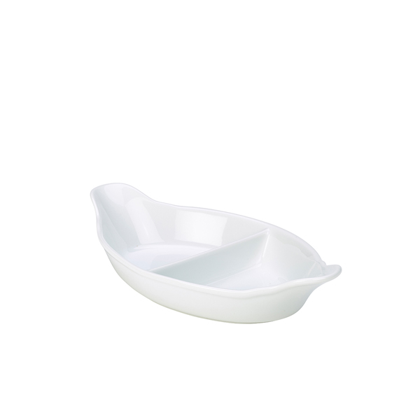 GenWare Divided Vegetable Dish 28cm/ 11" (Pack of 4)