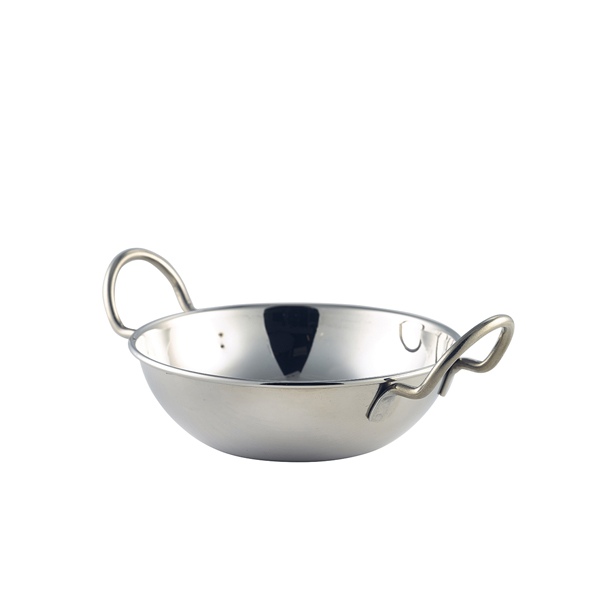 S/St. Balti Dish 15cm (6") With Handles (Pack of 12)