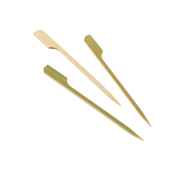 [BC-NBMBGS12] Bamboo Gun Shaped Paddle Skewers 12cm/ 4.75" (100pcs)