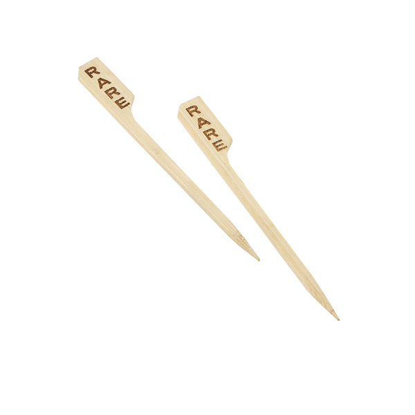 [BC-NBMBSM9-R] Bamboo Steak Markers 9cm/ 3.5" Rare (100pcs)