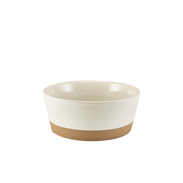 [BC-NBW-KW15] GenWare Kava White Stoneware Bowl 15.5cm (Pack of 6)