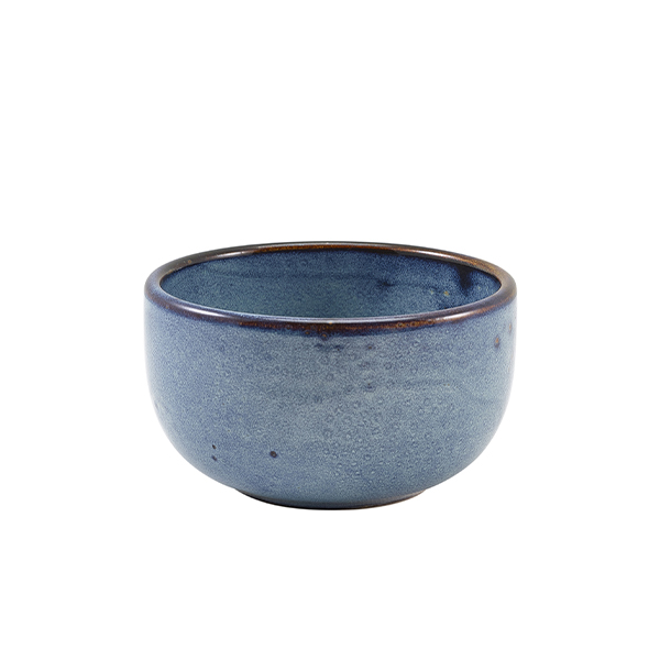 Terra Porcelain Aqua Blue Round Bowl 12.5cm (Pack of 6)