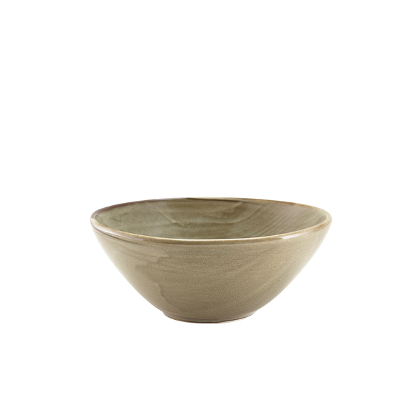 Terra Porcelain Grey Organic Bowl 16.5cm (Pack of 6)