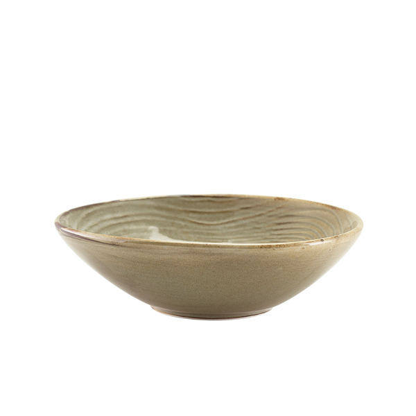 [BC-NBW-PGG22] Terra Porcelain Grey Organic Bowl 22cm (Pack of 6)