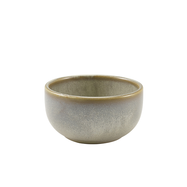 Terra Porcelain Matt Grey Round Bowl 11.5cm (Pack of 6)