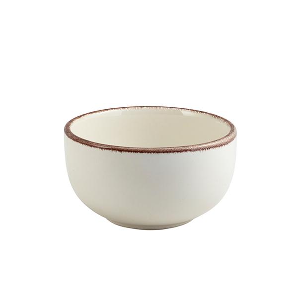 [BC-NBW-SBR12] Sereno Stoneware Brown Round Bowl 12.5cm (Pack of 6)