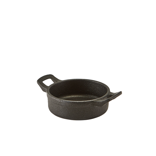 Mini Cast Iron Round Eared Dish 11 x 3.5cm (Pack of 6)